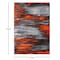 Flash Furniture Orange 5x7 Abstract Area Rug ACD-RGTRZ863-57-OR-GG - alternate 4